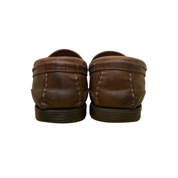 Vtg Johnston & Murphy Men’s Brown Leather Tassel Loafers Slip-On Moccasins 11M main image 8